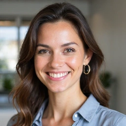 Nutricionista sonriendo